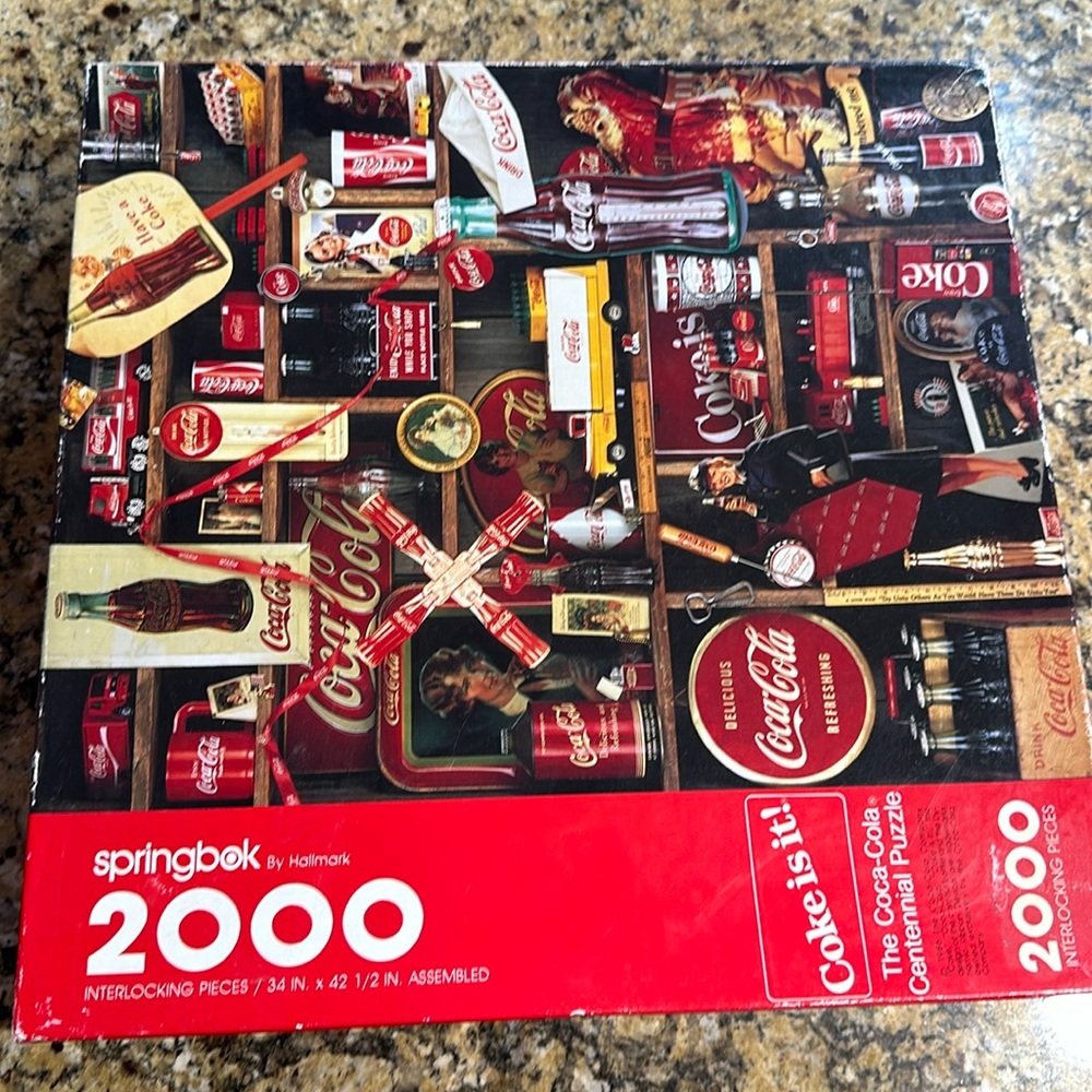 Puzzle jigsaw puzzle, 2000 interlocking pieces
